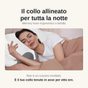 Cuscino cervicale ergonomico in memory foam: il collo allineato per tutta la notte